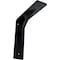 Ekena Millwork Legacy Steel Bracket, Powder Coated Black 2"W x 8"D x 8"H BKTM02X08X08LEPBL - alternate 1